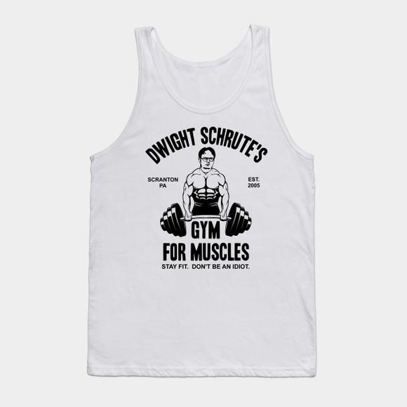 Camiseta Regata Dwight Schrute's Gym For Muscles The Office