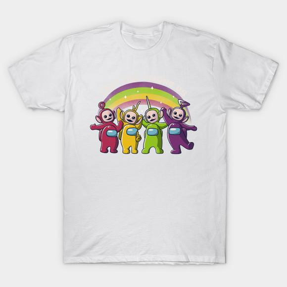 Camiseta Among Us They Are Among Us Funny Teletubbies Game