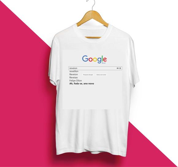 Camiseta Ano Novo Google Reveillon