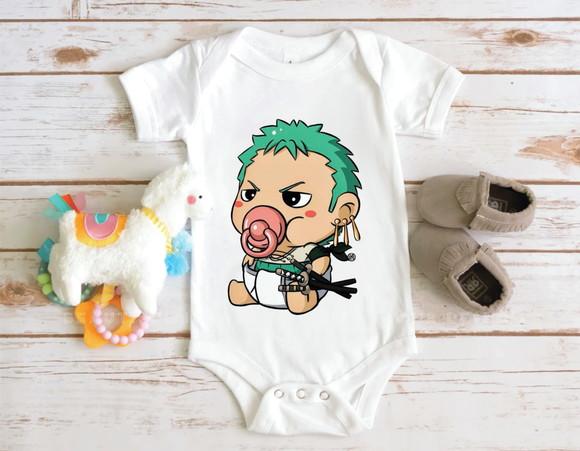 Body Para Bebê - Baby Zoro One Piece