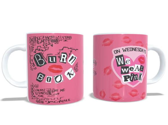Caneca Meninas Malvadas Burning Book Mean Girls