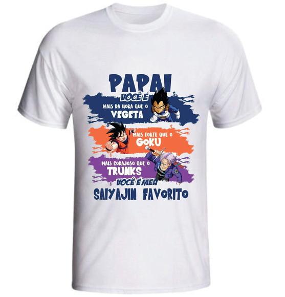 Camiseta Papai Sayajin Dragon Ball Z