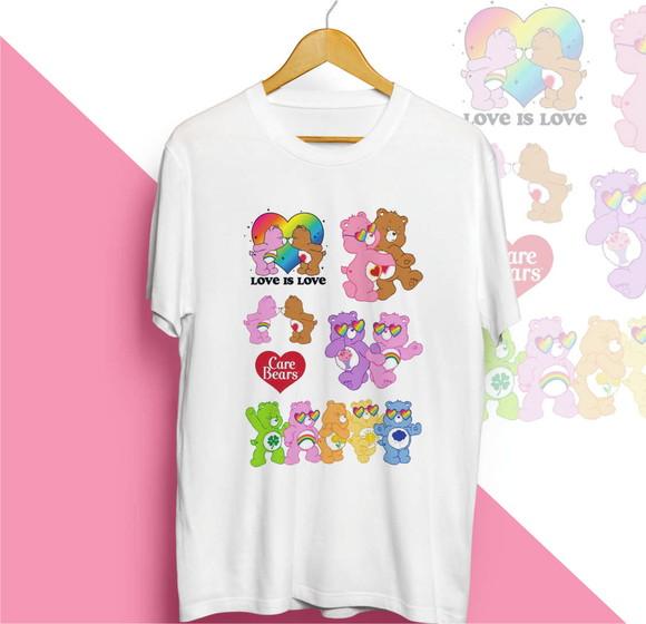 Camiseta Ursinhos Carinhosos Love Is Love