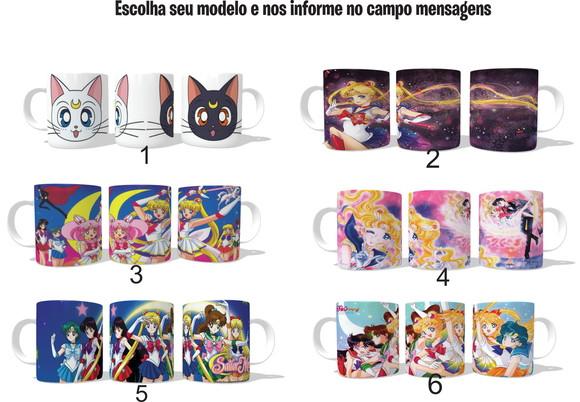Caneca Sailor Moon Escolha seu modelo