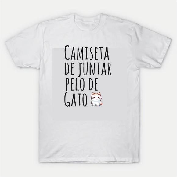 Camiseta de Juntar pelo de Gato