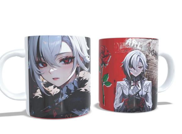 Caneca Arlecchino Genshin Impact