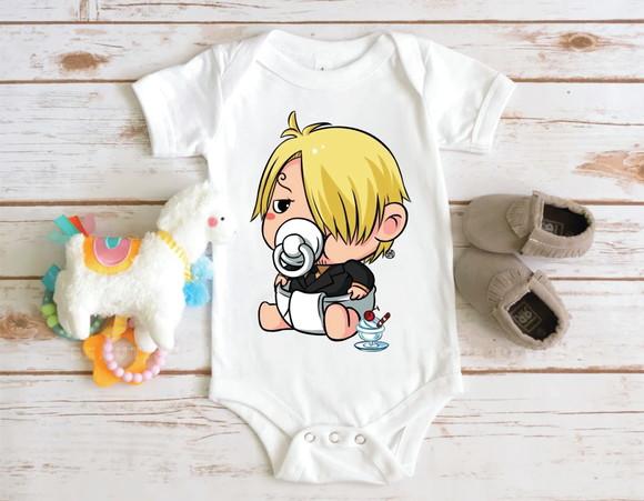 Body Para Bebê - Baby Sanji One Piece