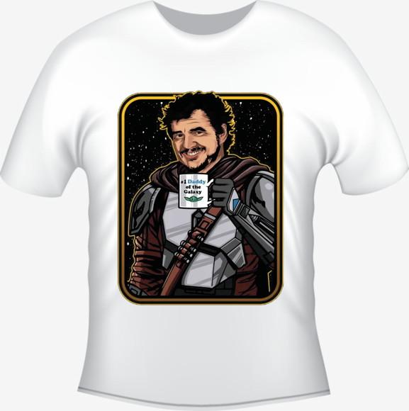 Camiseta Daddy Of The Galaxy The Mandalorian Pedro Pascal