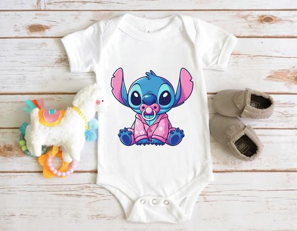Body para Bebê Baby Stitch Kawaii