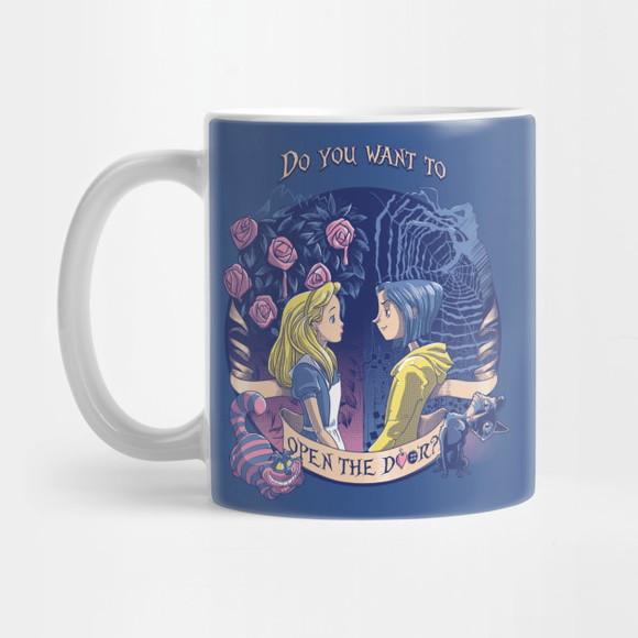 Caneca Alice e Coraline