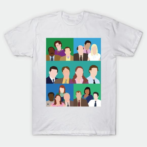 Camiseta The Office Group Colors