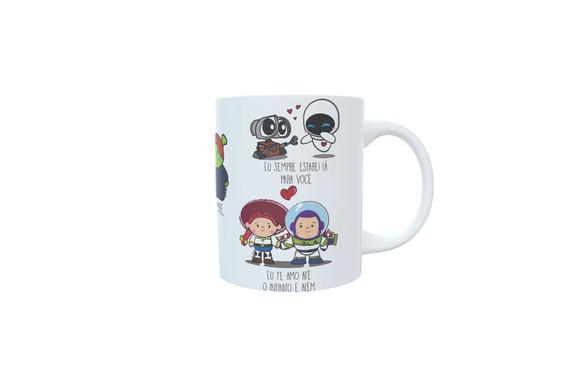 Caneca Caneca Casais da Animação Kawaii Namorados