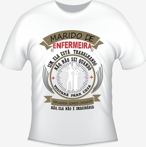 Camiseta Divertida Marido de Enfermeira