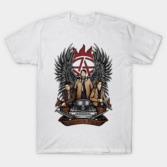 Camiseta Supernatural Trio Dean Sam Castiel Spn