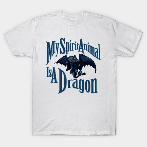 Camiseta Como Treinar seu Dragão - Banguela My Spirit Animal