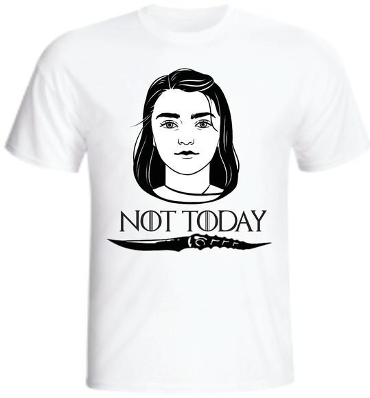 Camiseta Arya Stark - Not Today Game Of Thrones