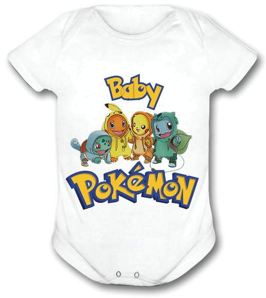 Body Para Bebê Baby P.o.k.e.m.o.n - Personalizado