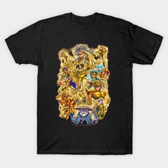 Camiseta Cavaleiros do Zodíaco Gold Saints