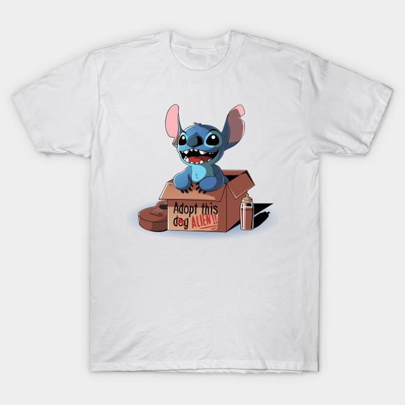 Camiseta Adopt this dog Stitch
