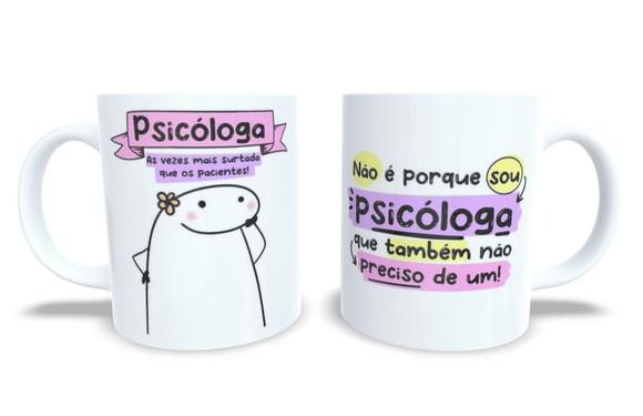 Caneca Psicologa Flork