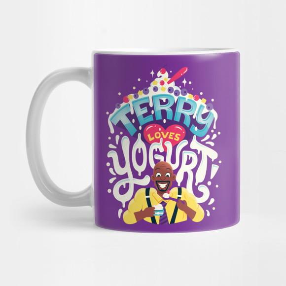 Caneca Terry Loves Yogurt Brooklyn Nine Nine