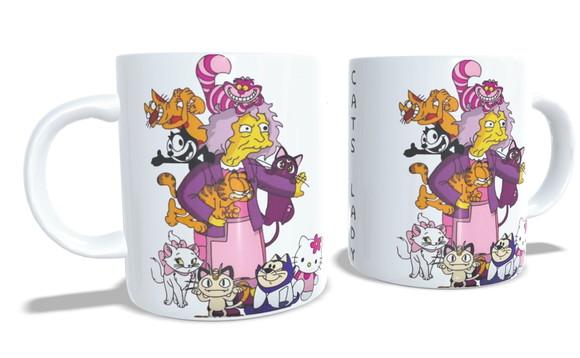 Caneca Louca dos Gatos Cats Lady