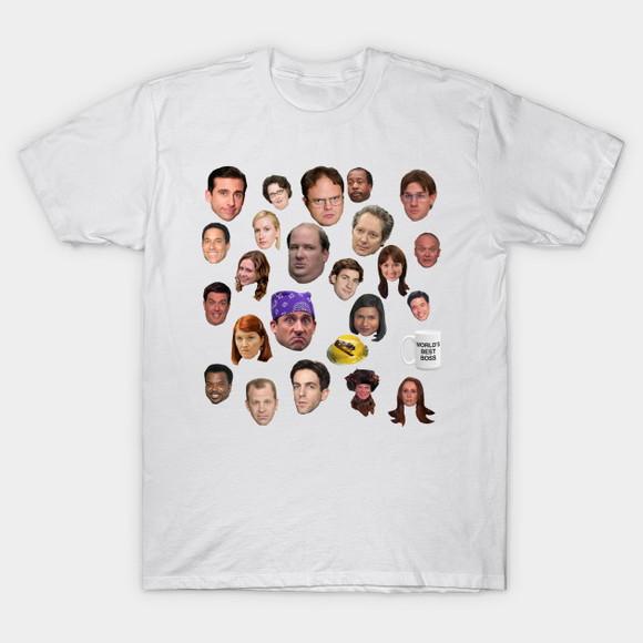 Camiseta The Office Cabeças Flutuantes