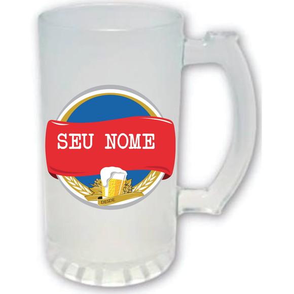 Caneca de Chopp Cerveja Personalizada com o seu nome