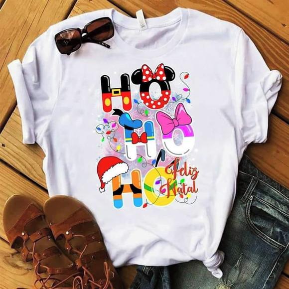 Camiseta Ho Ho Ho Natal
