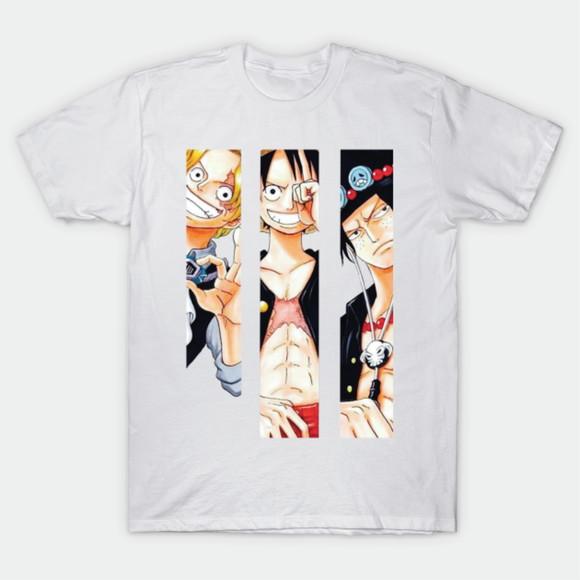 Camiseta Luffy, Sabo, Ace One Piece