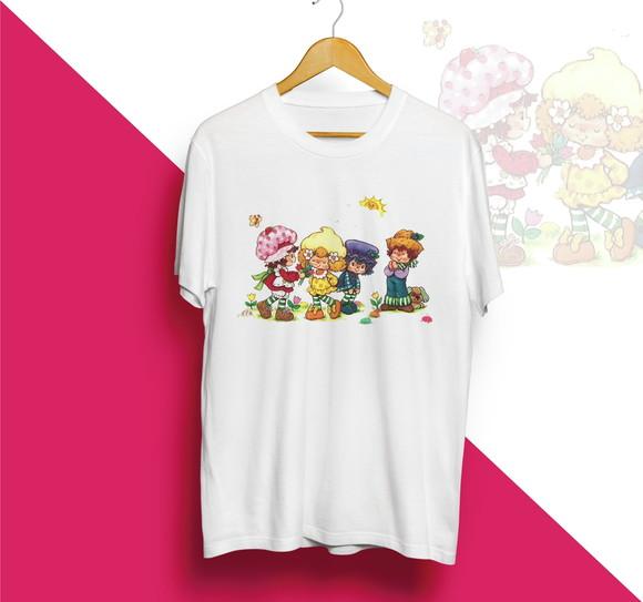 Camiseta Turma da Moranguinho Vintage 80