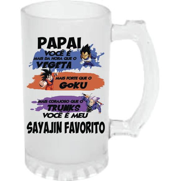 Caneca de Chopp Cerveja Pai Sayajin