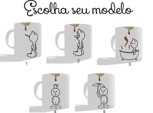 Caneca Pinguinho de Café - Escolha seu modelo