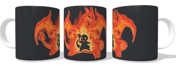 Caneca Mágica Pokemon Charizard - Charmander