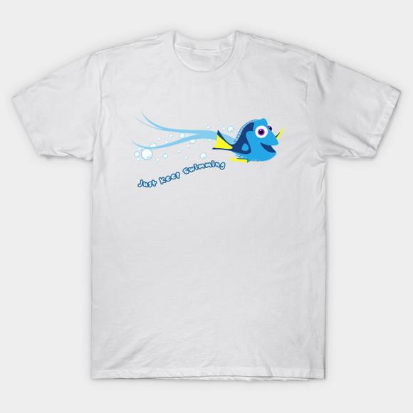 Camiseta Just Keep Swimming Dory