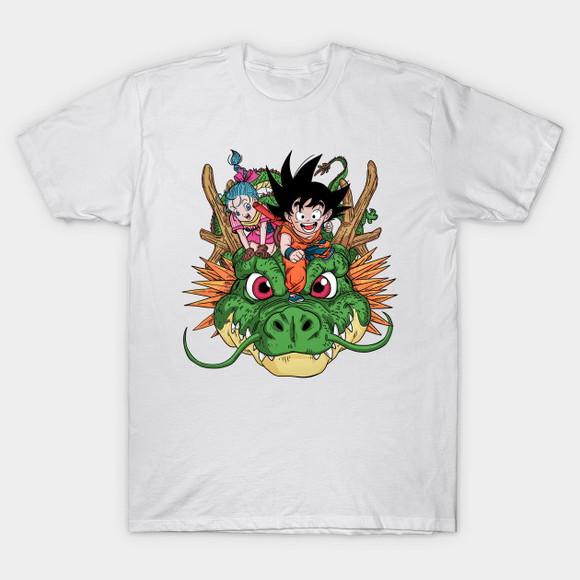 Camiseta Shenron Goku And Bulma Dragon Ball