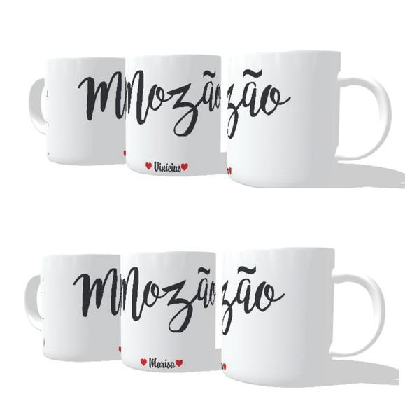 Caneca Mozão - Nome - Namorados - Casal Kit c/02