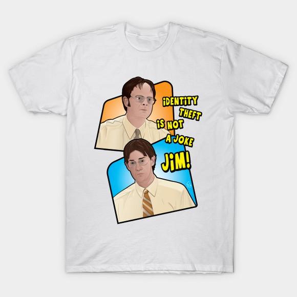 Camiseta Identity Theft Jim And Dwight The Office