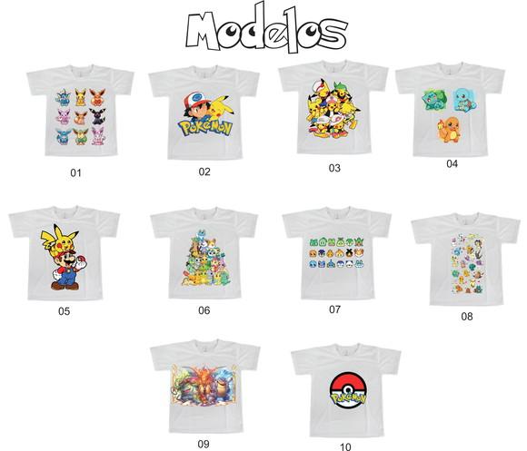 Camiseta P.o.k.e.m.o.n Escolha Seu Modelo