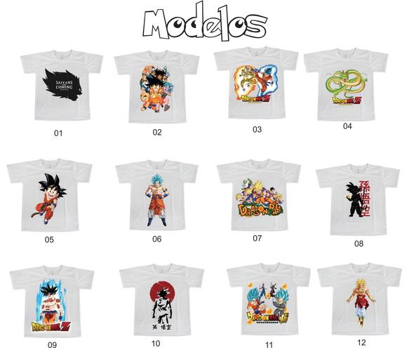 Camiseta Infantil Adulto Dragon Ball Z