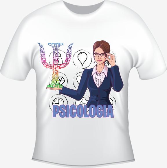 Camiseta Profissão Psicologia - Psicologa