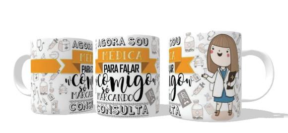 Caneca Profissão Médica - Personalizada