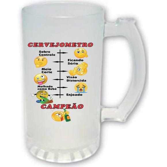 Caneca de Chopp Cerveja Smiles Emoticon Fases da Birita