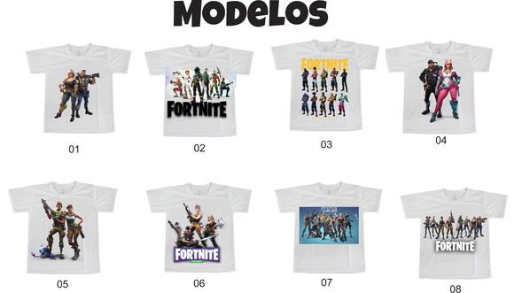 Camiseta Infantil adulto F.O.R.T.N.I.T.E