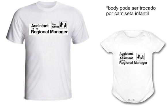 Camiseta e Body- Assistant To The Assistant - The Office Kit