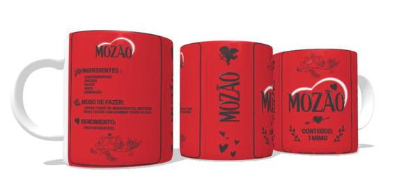 Caneca Mozão Cor Vermelha - Namorados - Dia dos namorados
