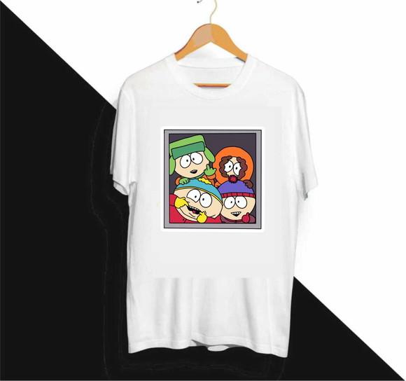 Camiseta S.o.u.t.h Park Eric Kenny Kyle Stan Characters