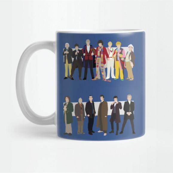 Caneca The Doctors - Doctor Who