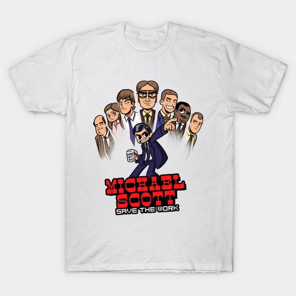Camiseta Mr Scott Save The Work The Office