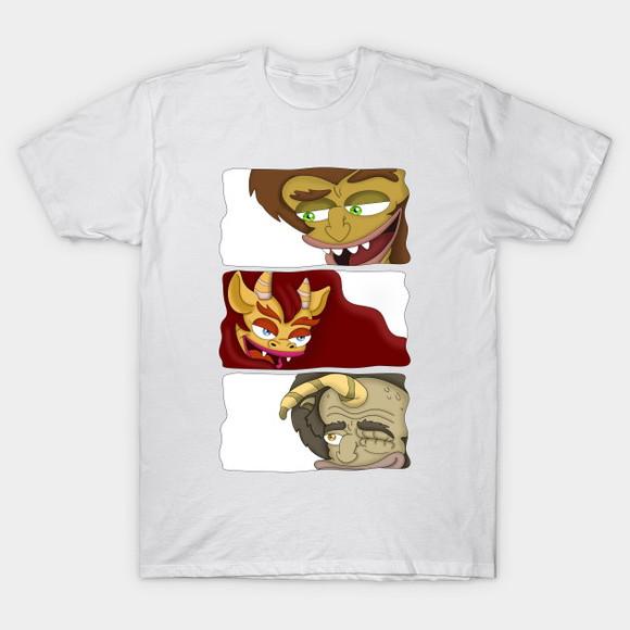 Camiseta Big Mouth 3 Monsters One
